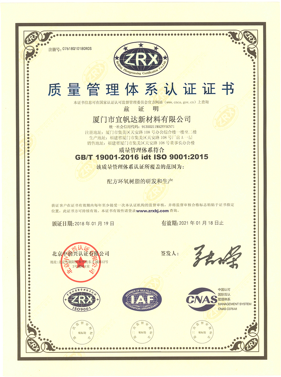 質(zhì)量管理體系